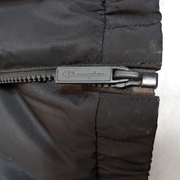 HP🙏NWT CHAMPION MEN'S WINTER BLACK STADIUM PARKA US XL - Picture 4 of 16